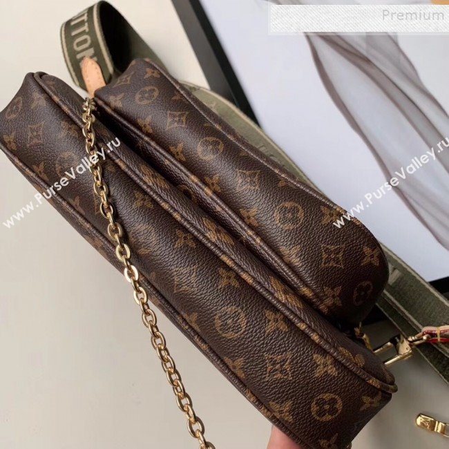Louis Vuitton Multi-Pochette Accessoires Triple Monogram Canvas Shoulder Bag M44813 01  (KIKI-9092016)