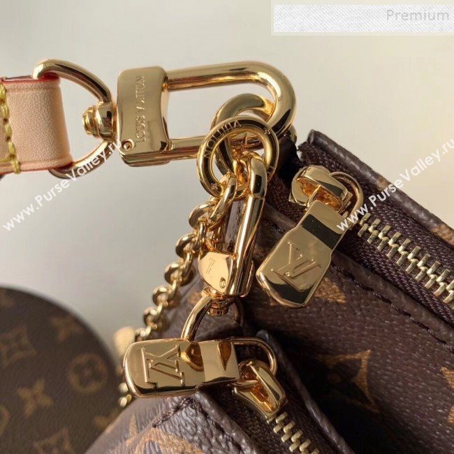Louis Vuitton Multi-Pochette Accessoires Triple Monogram Canvas Shoulder Bag M44813 02  (KIKI-9092017)