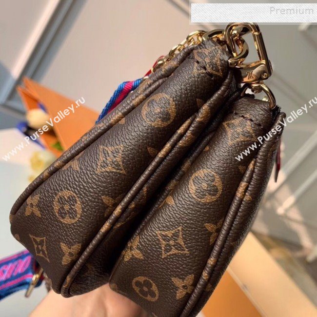 Louis Vuitton Multi-Pochette Accessoires Triple Monogram Canvas Shoulder Bag M44813 02  (KIKI-9092017)