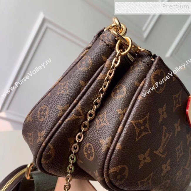 Louis Vuitton Multi-Pochette Accessoires Triple Monogram Canvas Shoulder Bag M44813 03  (KIKI-9092018)