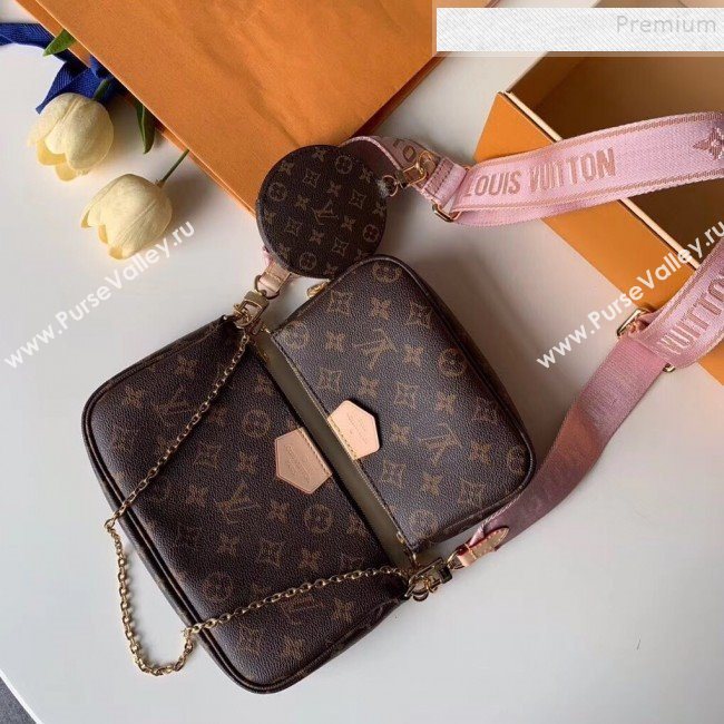 Louis Vuitton Multi-Pochette Accessoires Triple Monogram Canvas Shoulder Bag M44840 04  (KIKI-9092019)