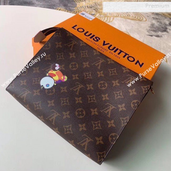 Louis Vuitton Monogram Canvas Print Toiletry Pouch 26 M47542 01 2019 (KIKI-9092020)