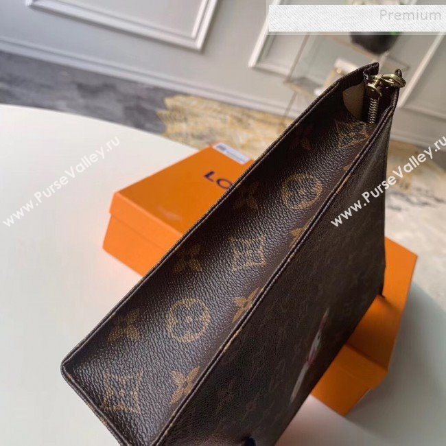Louis Vuitton Monogram Canvas Print Toiletry Pouch 26 M47542 01 2019 (KIKI-9092020)