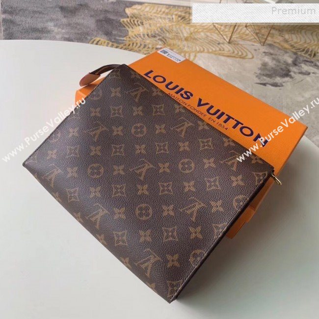Louis Vuitton Monogram Canvas Print Toiletry Pouch 26 M47542 02 2019 (KIKI-9092021)