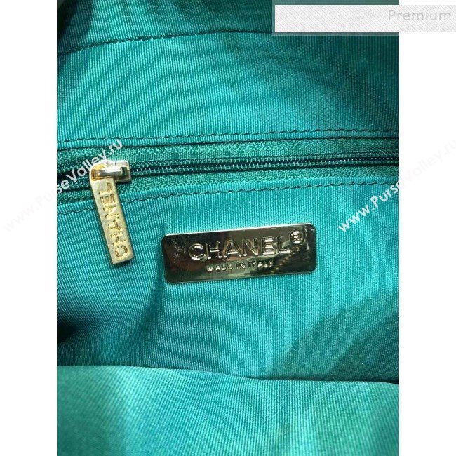 Chanel Quilted Lambskin Chain CC Camera Case AS0971 Green 2019 (KAIS-9091601)