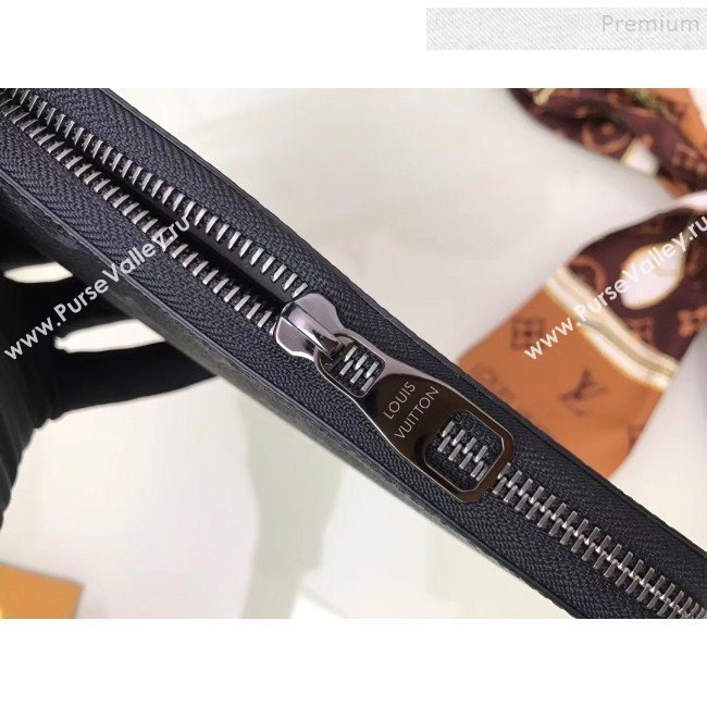 Louis Vuitton Zippy Organizer Wallet M62581 Monogram Eclipse Canvas 2019 (YILU-9092028)