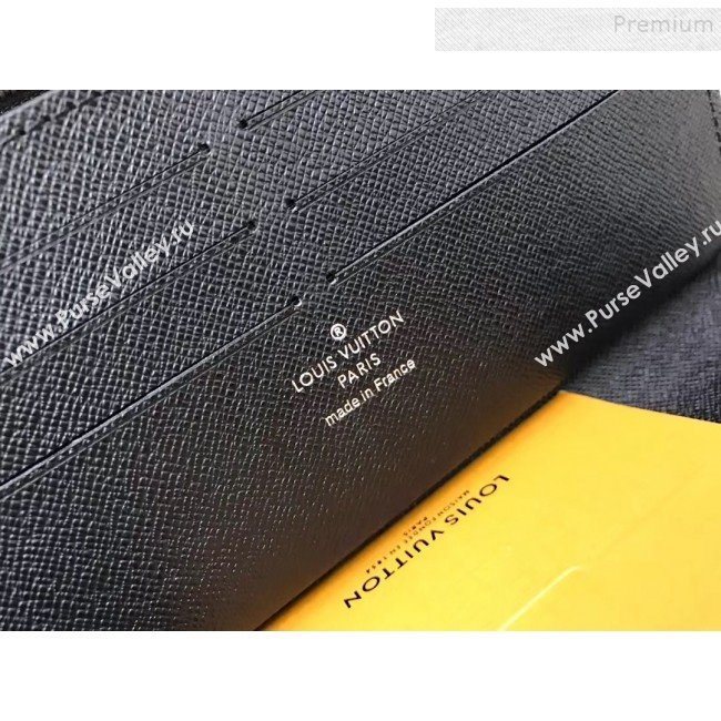 Louis Vuitton Zippy Organizer Wallet M62581 Monogram Eclipse Canvas 2019 (YILU-9092028)