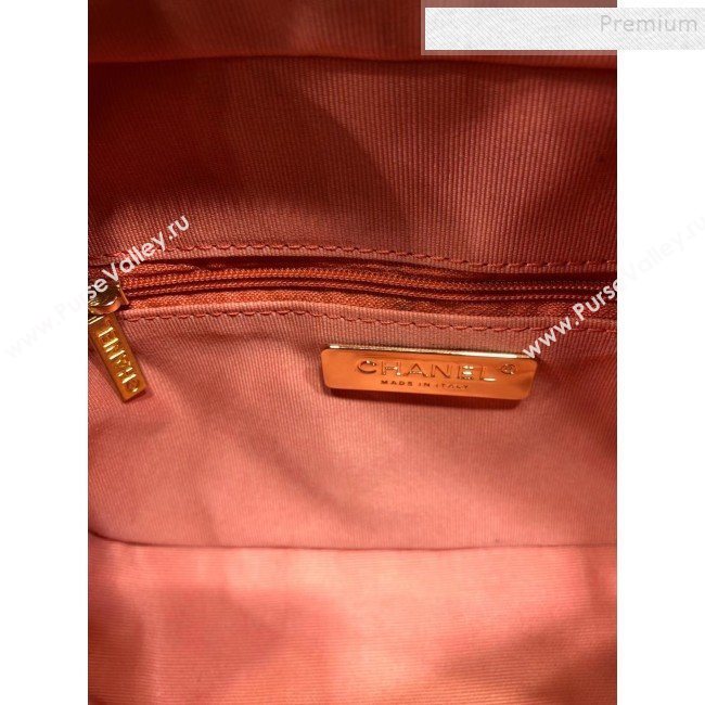 Chanel Quilted Lambskin Chain CC Camera Case AS0971 Orange 2019 (KAIS-9091605)