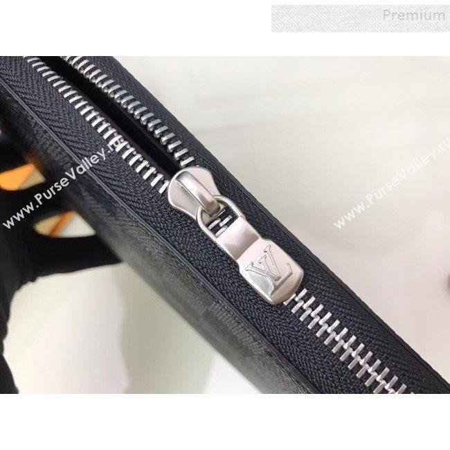 Louis Vuitton Zippy Organizer Wallet N60111 Damier Graphite Canvas 2019 (YILU-9092029)