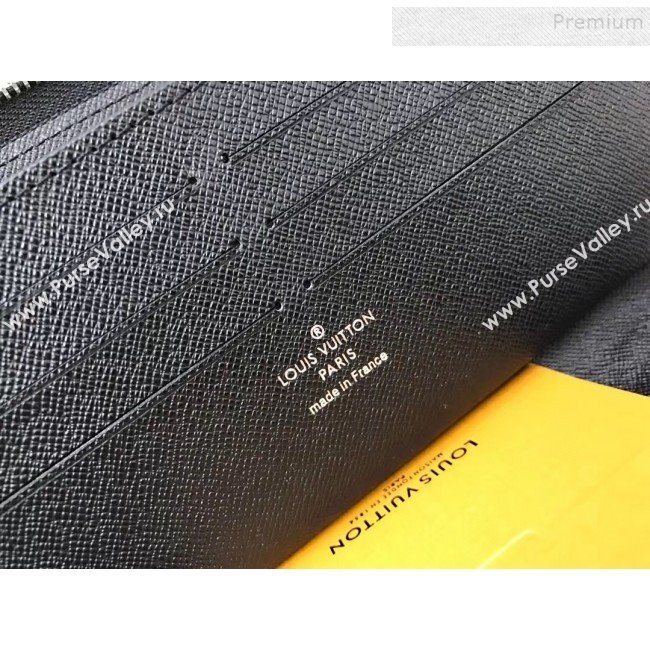 Louis Vuitton Zippy Organizer Wallet N60111 Damier Graphite Canvas 2019 (YILU-9092029)