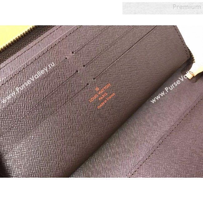 Louis Vuitton Zippy Organizer Wallet N63502 Damier Ebene Canvas 2019 (YILU-9092027)