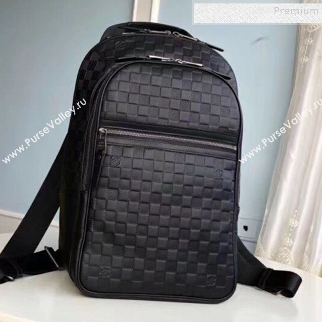 Louis Vuitton Mens Michael Damier Backpack N41330 Black 2019 (FANG-9092119)