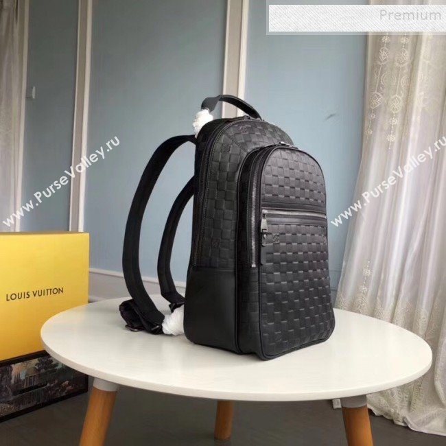 Louis Vuitton Mens Michael Damier Backpack N41330 Black 2019 (FANG-9092119)
