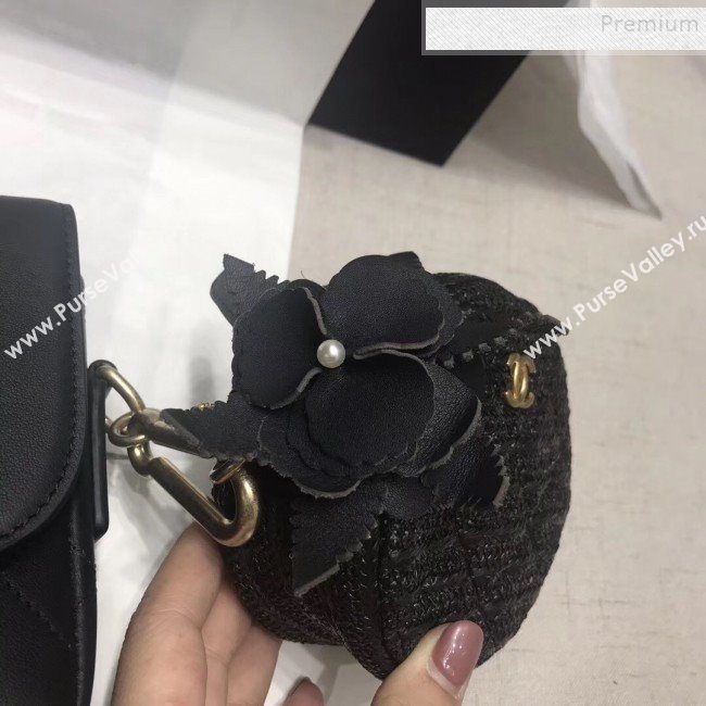 Chanel Calfskin Flap Bag and Coin Purse AS1094 01 Black 2019 (JIYUAN-9092515)