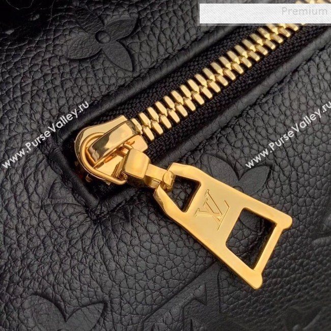 Louis Vuitton Monogram Empreinte Leather Bumbag/Belt Bag M43644 Black 2019 (KIKI-9092534)