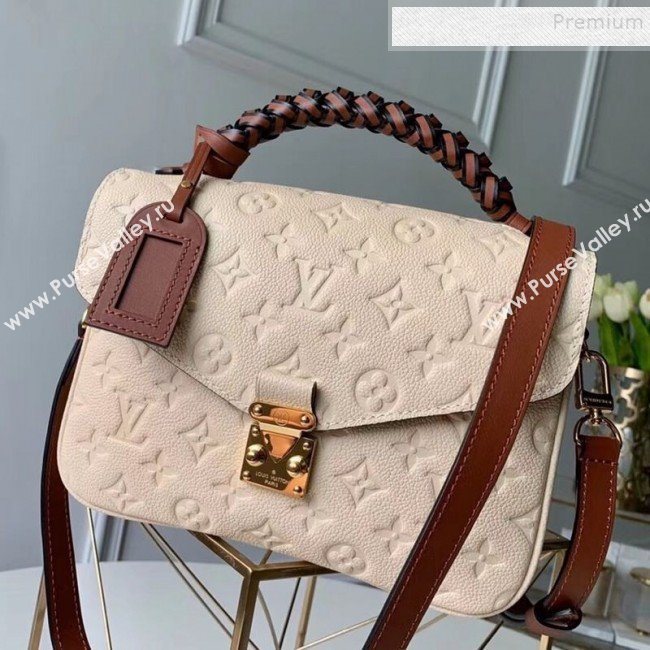 Louis Vuitton Pochette Métis Monogram Empreinte Leather Braided Top Handle Bag M53940 2019 (KIKI-9092535)