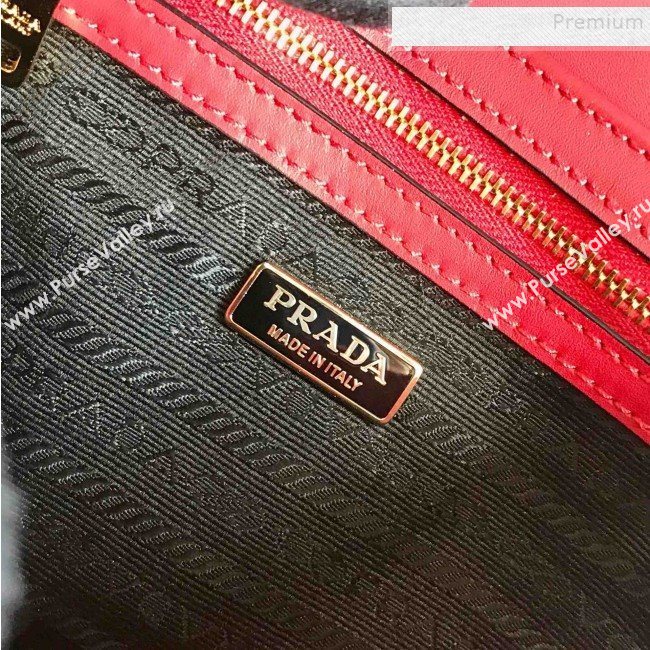 Prada Emblème Saffiano Leather Shoulder Bag 1BD217 Red 2019 (PYZ-9092601)