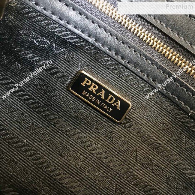 Prada Emblème Saffiano Leather Shoulder Bag 1BD217 Black 2019 (PYZ-9092603)
