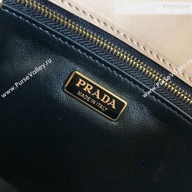 Prada Emblème Saffiano Leather Shoulder Bag 1BD217 Beige 2019 (PYZ-9092604)