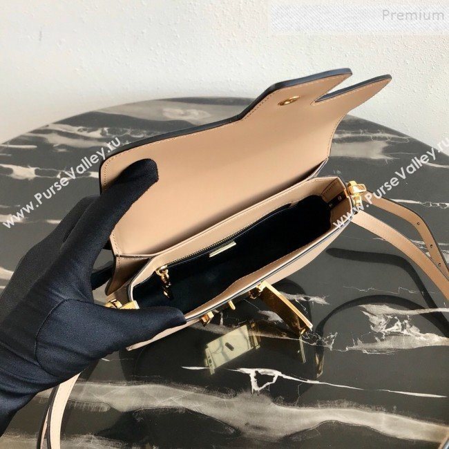 Prada Emblème Saffiano Leather Shoulder Bag 1BD217 Beige 2019 (PYZ-9092604)