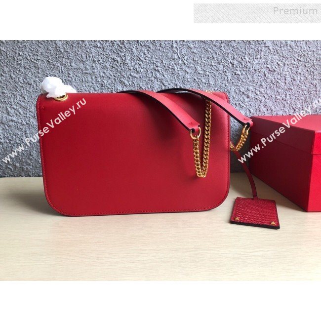 Valentino Large VLock Calfskin Shoulder Bag Red 2019 (JIND-9092614)