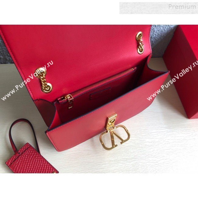 Valentino Large VLock Calfskin Shoulder Bag Red 2019 (JIND-9092614)