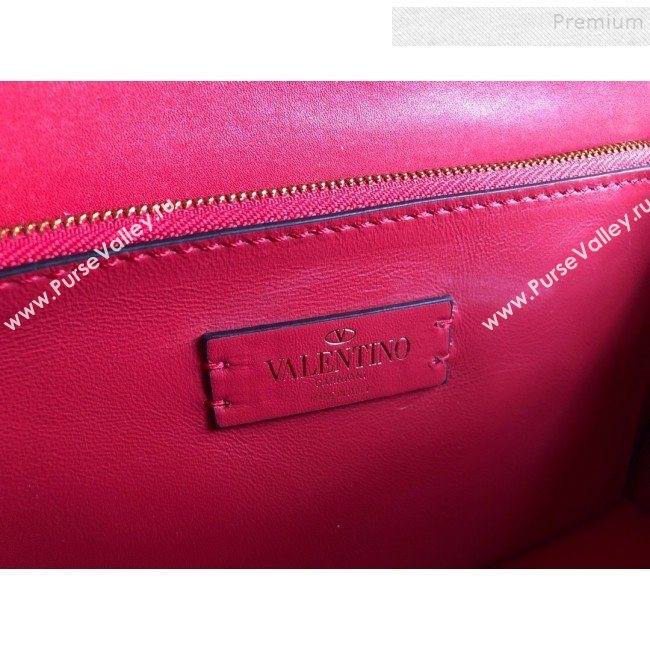 Valentino Large VLock Calfskin Shoulder Bag Red 2019 (JIND-9092614)