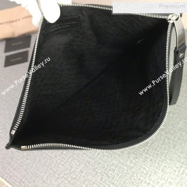 Bottega Veneta Maxi Woven Medium Pouch Black 2019 (MISU-9092639)