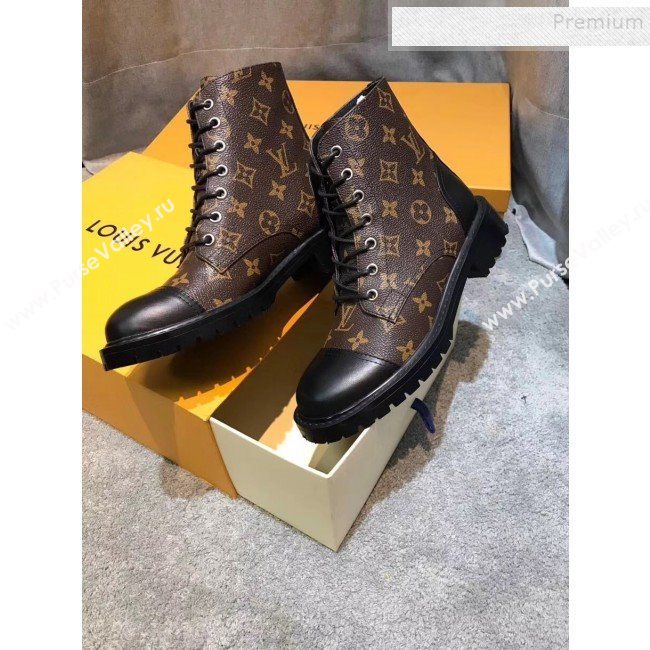 Louis Vuitton Monogram Canvas Flat Short Boots 2020 (MD-9092656)