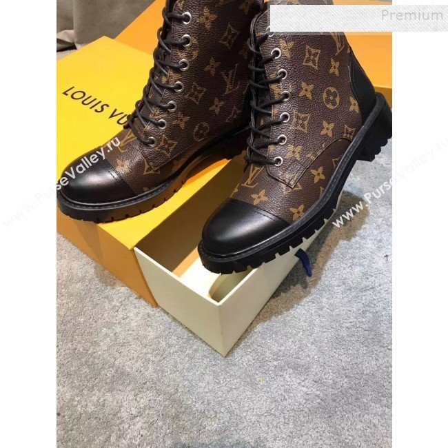 Louis Vuitton Monogram Canvas Flat Short Boots 2020 (MD-9092656)