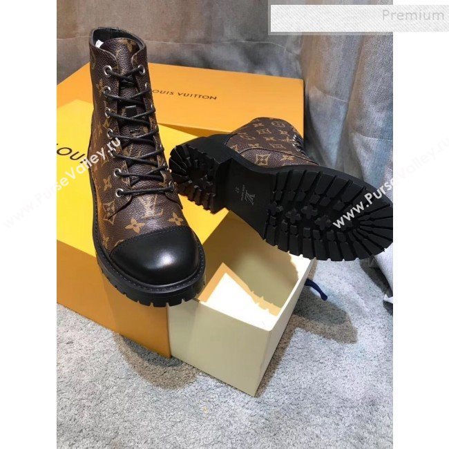 Louis Vuitton Monogram Canvas Flat Short Boots 2020 (MD-9092656)