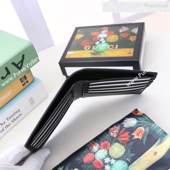 Gucci Wallet with Gucci Blade Embroidery 597674 Black 2019 (MINGH-9092726)
