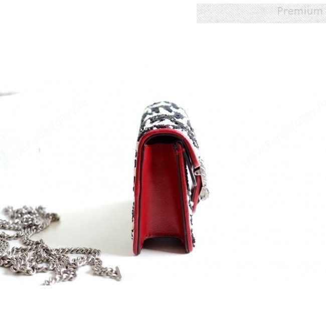 Gucci Dionysus GG Tweed Super Mini Bag 476432 White 2019 (MINGH-9092728)