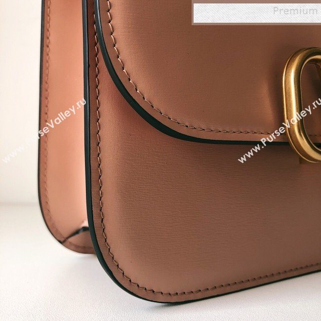 Valentino Small VLock Calfskin Shoulder Bag Pink 2019 (JJ3-9092301)