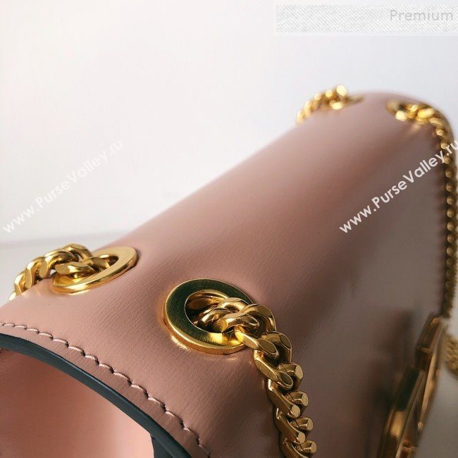 Valentino Small VLock Calfskin Shoulder Bag Pink 2019 (JJ3-9092301)