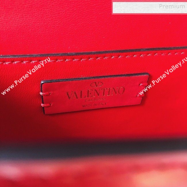 Valentino Small VLock Calfskin Shoulder Bag Red 2019 (JJ3-9092302)