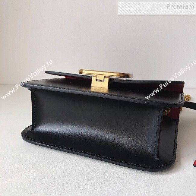 Valentino Small VLock Calfskin Shoulder Bag Black 2019 (JJ3-9092303)