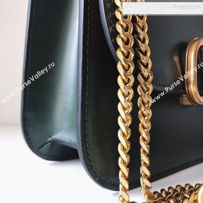Valentino Small VLock Calfskin Shoulder Bag Green 2019 (JJ3-9092305)
