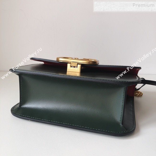 Valentino Small VLock Calfskin Shoulder Bag Green 2019 (JJ3-9092305)