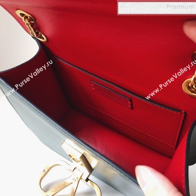 Valentino Small VLock Calfskin Shoulder Bag Green 2019 (JJ3-9092305)