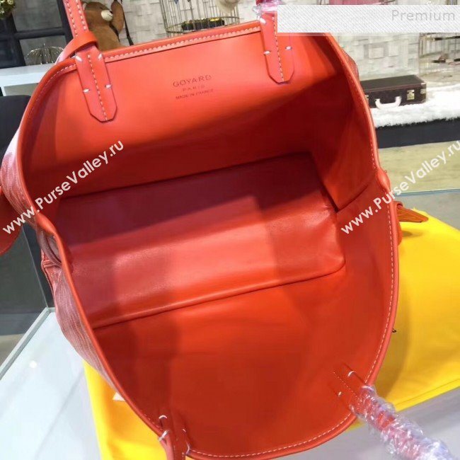 Goyard Reversible Calfskin Medium/Large Shopping Tote Bag Orange (ZHENGT-9092644)