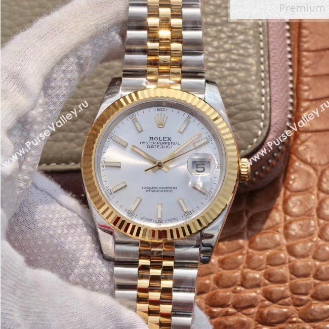 Rolex Datejust Watch 41mm Gold/Silver 01 (Top Quality) (KN-9072556)