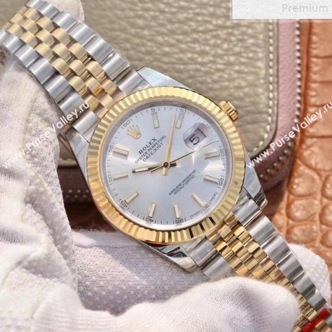 Rolex Datejust Watch 41mm Gold/Silver 01 (Top Quality) (KN-9072556)