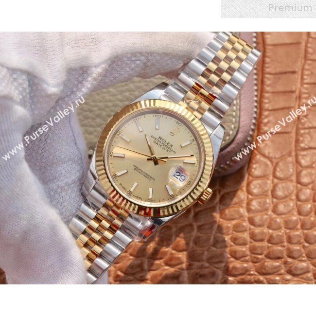 Rolex Datejust Watch 41mm Gold/Silver 02 Top quality (KN-9072557)