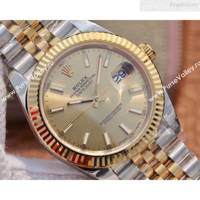 Rolex Datejust Watch 41mm Gold/Silver 02 Top quality (KN-9072557)