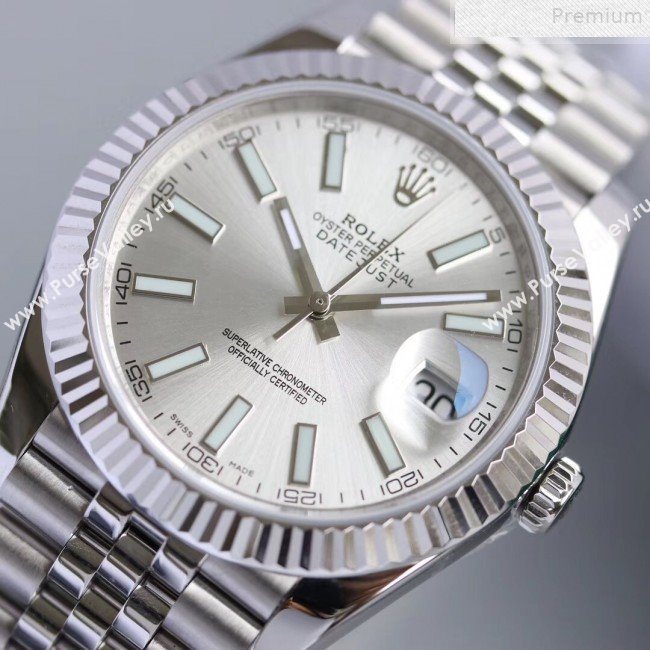 Rolex Datejust Watch 41mm Silver 03 (KN-9072560)