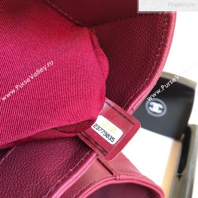 Chanel Chevron Calfskin and Snakeskin Large Zipped Shopping Bag Burgundy 2019 (YD-9072238)