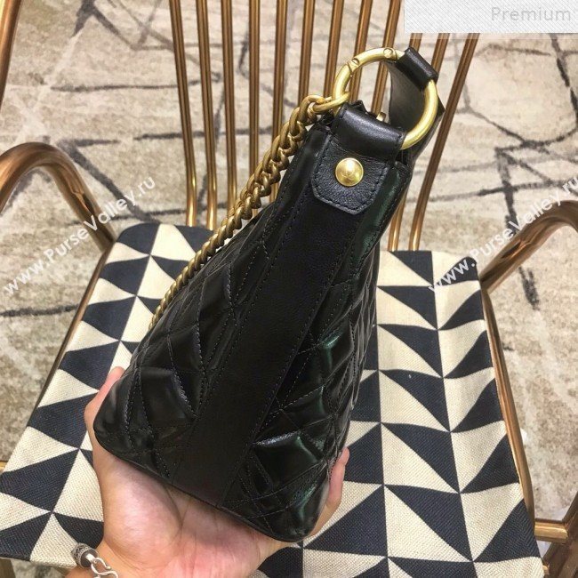 Chanel Quilted Calfskin Small Hobo Top Handle Bag AS0845 Black 2019 (JDH-9072230)