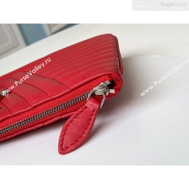 Louis Vuitton New Wave Zip Pochette Pouch M67500 Red 2019 (LVSJ-9072370)