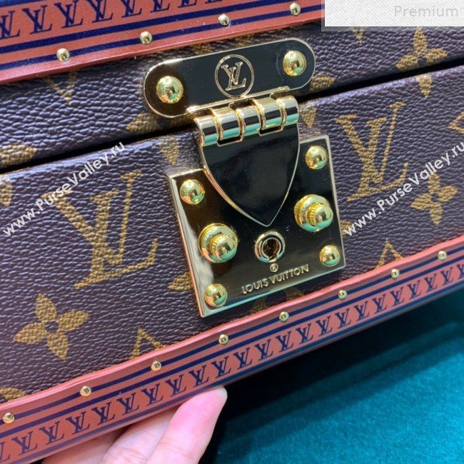 Louis Vuitton Cotteville 24 Monogram Canvas Hard Sided Suitcase Red 2019 (LVSJ-9072373)